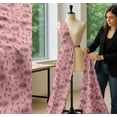thumbnail image 5 of Soimoi Pink Cotton Cambric Fabric Hardware Tools & Text Decor Fabric Printed Yard 42 Inch Wide, 5 of 7