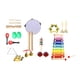 thumbnail image 1 of Juego de 20 instrumentos musicales para niños, instrumentos de percusión de madera, juguetes musicales para bebés, 1 of 9
