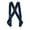 Navy, variant on CTM  Elastic Side Clip Metal Swivel Hook Trucker Suspenders (Men)