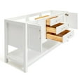 thumbnail image 6 of Ariel S072D-BC-MNB Magnolia 72" Double Free Standing Vanity Cabinet Only - Blue, 6 of 7
