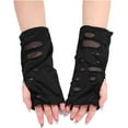 thumbnail image 3 of 1 Pair Arm Warmers Gloves, Fingerless Gloves Arm Sleeves for Women or Men, 3 of 6