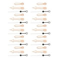 thumbnail image 2 of Luminous Watch Hands Parts,10 Set Watch Hands Watch Hands Replacement Part Watch Hands Parts Striking Appearance, 2 of 8