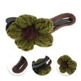 thumbnail image 2 of Unique Bargains 1 Pc Fashion Wool Floral Duckbill Hair Clips for Home Green Brown, 2 of 5