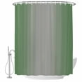 thumbnail image 2 of Green Grey Ombre Waterproof Fabric Shower Curtain,Modern Gradient Abstract Art Waterproof Fabric Shower Curtain for Bathroom Curtains Bathtubs Hotel Shower Curtains with 12 Hooks Extra Long 72x84, 2 of 8