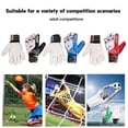 thumbnail image 2 of LIANXUE Soccer Goalie Gloves Goalkeeper Gloves with Fingersave Wrist Protections Strong Grip Goalkeeper Gloves for Youth, Adults, 2 of 20