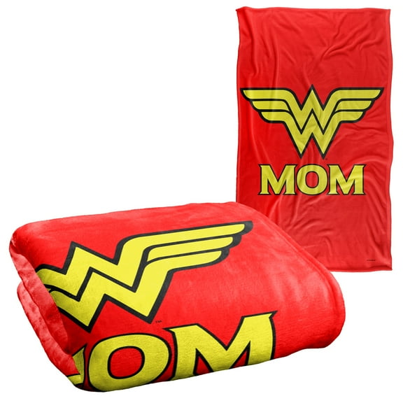 Wonder Woman Wonder Mom Silky Touch Super Soft Throw Blanket 36' x 58'