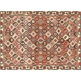 thumbnail image 1 of Ahgly Company Machine Washable Indoor Rectangle Traditional Brown Red Area Rugs, 4' x 6', 1 of 7