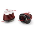 thumbnail image 3 of 2Pcs Universal Round Tapered Car Motorcycle Air Filter 51mm 2 Inch Intake Filter-Red, 3 of 6