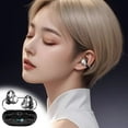 thumbnail image 6 of Oggfader Wireless Earbuds Bones Conduction Bluetooth Earphones With Non In Ear Clip Style Sports Digital Display And Long Battery Life Wireless Earphones Black, 6 of 8