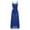 Blue, variant on iiniim Womens Lyrical Asymmetrical Mesh Split Dress Spaghetti Strap Leotard Dress Ballet Dance Costumes