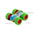 thumbnail image 3 of Twfbrm Doodle Pull Back Cars, 4 Wheels Double-Sided Flip Racing Cars, Friction Powered 360°Rotating Stunt Cars Shockproof Push and Go Toy Cars, Inertia Vehicles Toys for Age 1-6 Boys Girls Kids, 3 of 9