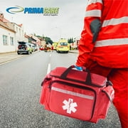 Primacare KB-1088 EMT First Responder Trauma Bag, Red, 10 x 9 x 18