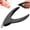 Black, variant on Yajisi Fake Nails Cutter U-Type False Nails Clippers Artificial Nail Tip Trimmer Manicure Tool, Black, Professional Acrylic Nail Edge Cutter, Stainless Steel Guillotine Clipper for Salon Home Use