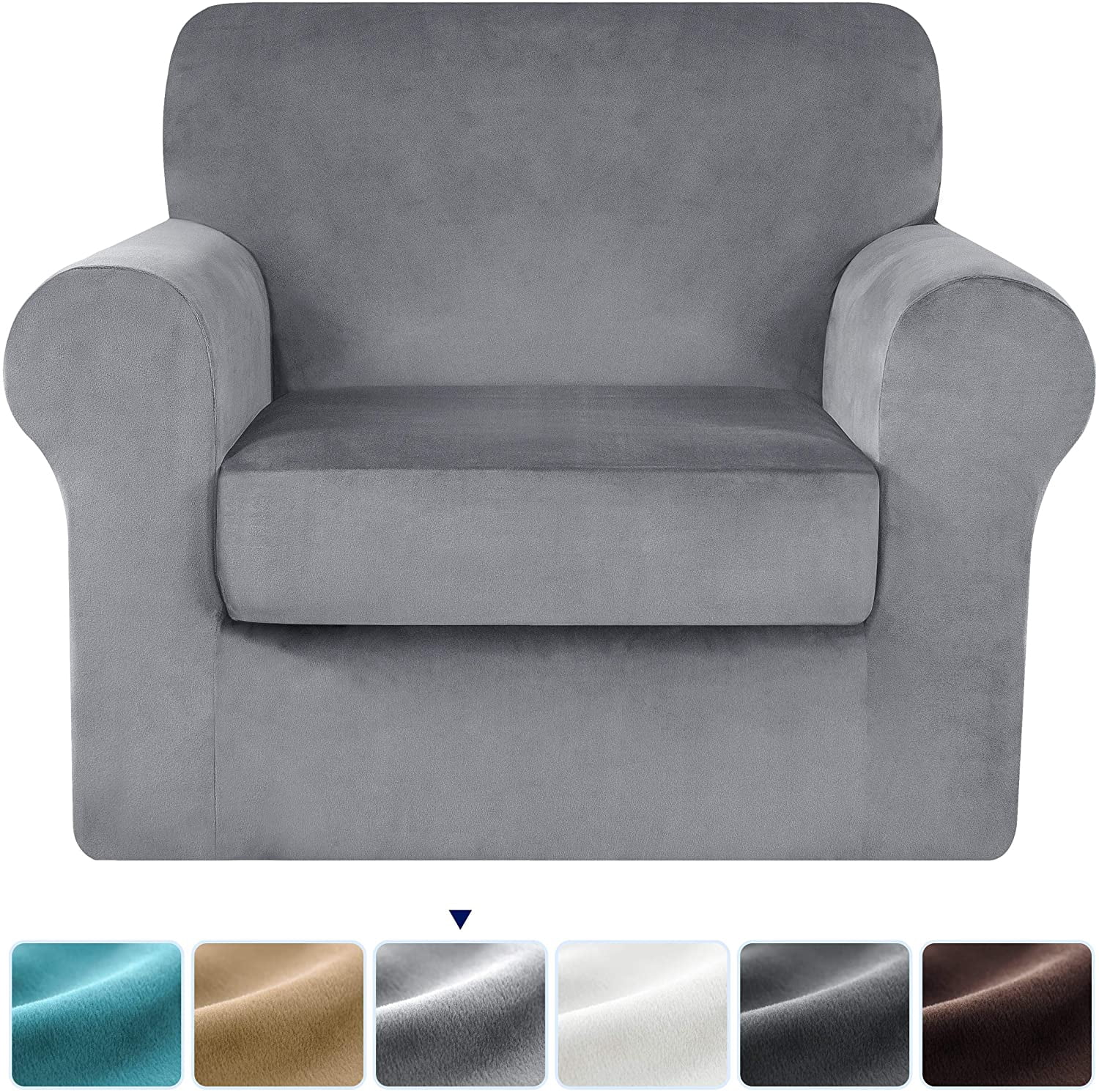 Gray Armchair Slipcover - cafrwol