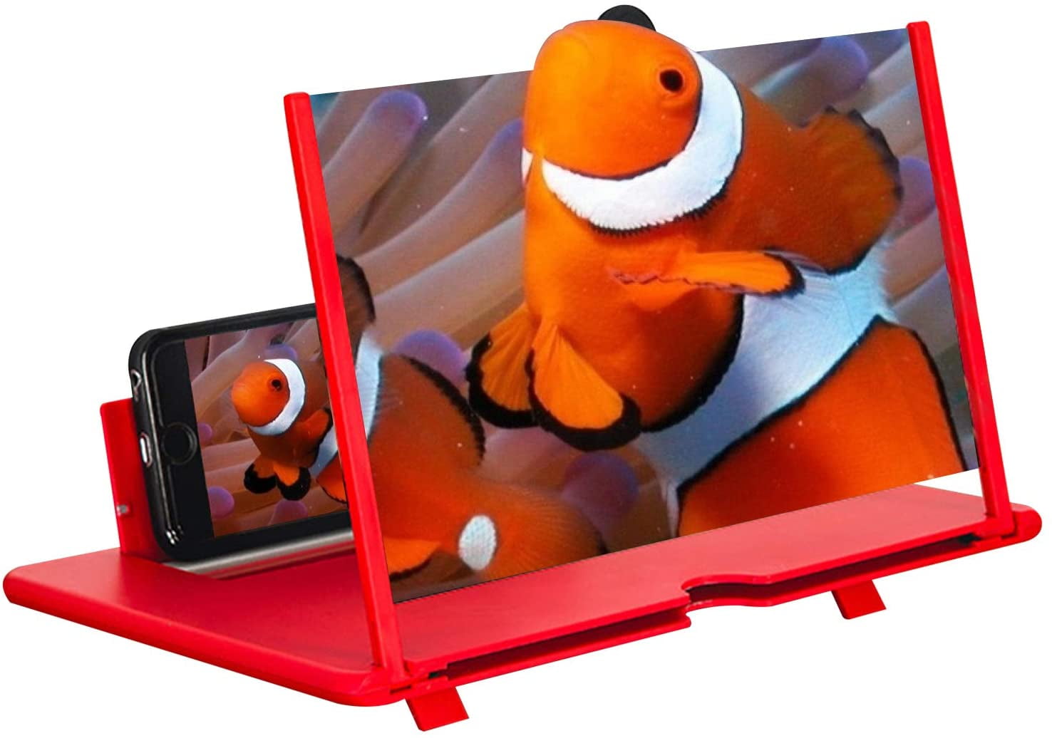 12" Screen Magnifier 3D HD Cell Phone Magnifing Screen Enlarger