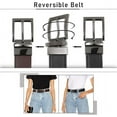 thumbnail image 3 of AWAYTR Women Belt Reversible Leather Belt - Two Color-in-One Belt for Casual Jeans Dress, 3 of 12