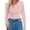 Red, variant on QHFBli Women's Sherpa Lined Lounge Warm Top Women's Long Sleeve Thermal Underwear Top Casual V-Neck Ribbed Knit Blouse for Everyday Comfort