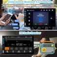 thumbnail image 2 of Radio para auto Leadfan de 7" con pantalla táctil Apple CarPlay y Android, 2 of 6