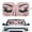 Eyes Pink, variant on KUIFORTI Front Windshield Sun Shade Cute Eyes Car Sun Shade for Front Windshield Funny Car Eyes Sunshades Foldable Sun Visor Protector Blocks UV Rays Foldable 210T Keep Your Vehicle Cool