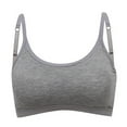 thumbnail image 4 of Penkiiy Camisole for Women Sleeveless Chest Pad Sports Running Fitness Yoga Tank Top Bra Gray Bras, 4 of 4
