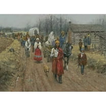 The Trail of Tears by Andy Thomas - Canvas Giclee Limited Edition Artist Proof 50 18x24 - Exclusive Art - 1 Unit per pack