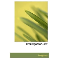 Correspndenz-Blett (Hardcover)