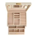 thumbnail image 2 of Lockable Jewelry Box, Jewelry Organizer with Mirror, Jewellery Storage Box, 2 of 4