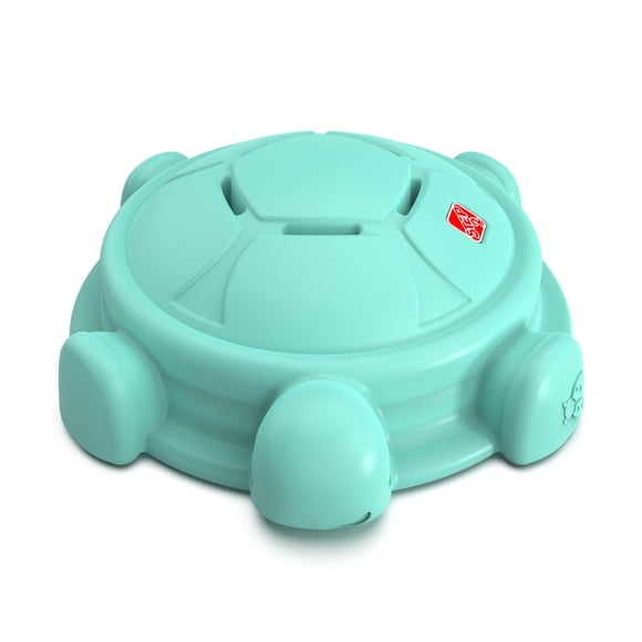 Étape 2 Disque à bascule et pierre d'équilibre Topsy Turtle, jouet d'équilibre, d'escalade et de bascule pour enfants et tout-petits, intérieur/extérieur, 18 mois - 3 ans, menthe avec poignées intégré