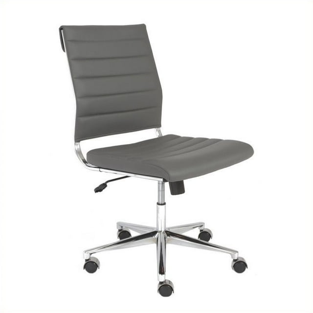 Eurostyle Axel Chaise Basse de Bureau en Gris