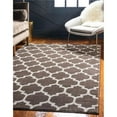 thumbnail image 1 of Unique Loom 3115783 7 x 10 ft. Philadelphia Trellis Rectangular Rug, Brown, 1 of 2