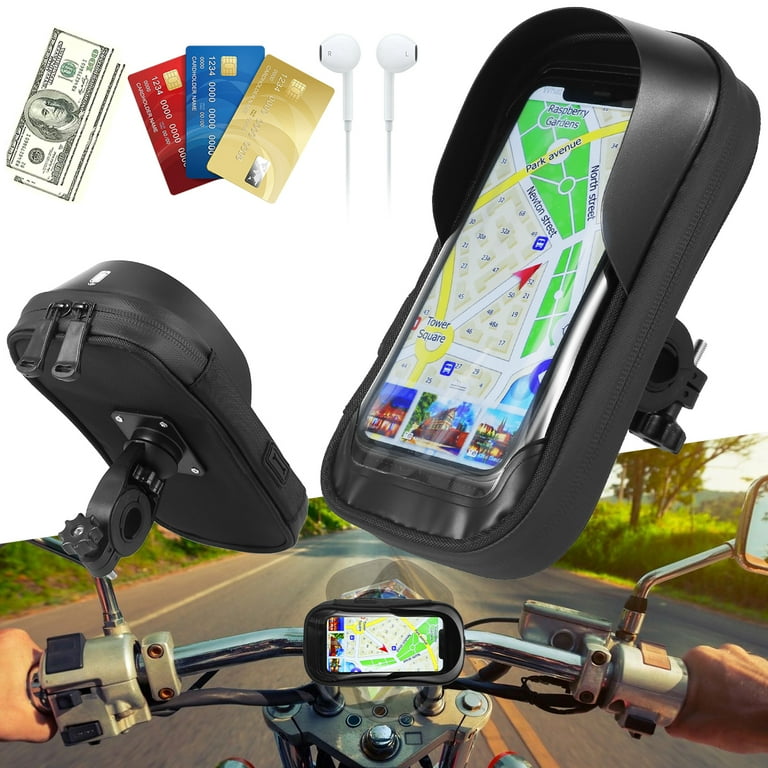 ATopoler Handlebar Bag Phone Holder Bike Front Frame Phone Bag