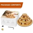 thumbnail image 3 of Cat Ball Track,Cat Ball Toy,Kitty Toys Roller,3-Level Cat Ball Tower with 9 Removable Balls,Interactive Cat Toy,Circle Track DIY Fun Toy for Kitten Mental Physical Exercise, 3 of 8