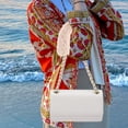 thumbnail image 3 of ColoMX Almohadillas de felpa para correa de hombro para mujer, bolsos de mano de piel sintética, cremallera del bolso, funda con correa para carteras, bolsos, mochila cruzada, 3 of 8