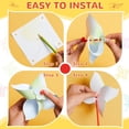thumbnail image 3 of Molinillos de papel DIY Simgoing, 200 unidades, para kits de manualidades para niños, 3 of 6