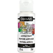Multipack of 6 - Crafter's Acrylic All-Purpose Paint 2oz-White
