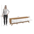 thumbnail image 4 of Mueble TV 75" Kappesberg 180cm con 3 Puertas Canela/Blanco, 4 of 10