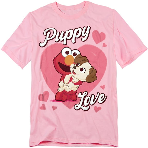 Sesame Street Furry Friends Forever T-Shirt Puppy Love Unisex Graphic Tee For Men & Women