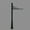 Black, variant on 5 in. Prestige Real Estate Sign System with Ball Finial & Fluted Base - Black Color