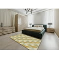 thumbnail image 4 of Ahgly Company Indoor Rectangle Patterned Khaki Gold Novelty Area Rugs, 10' x 13', 4 of 6