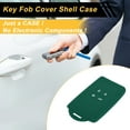 thumbnail image 3 of Funda de llave de coche TPU verde oscuro para Renault Clio - Funda de control remoto de 4 botones, 3 of 6