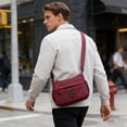 thumbnail image 4 of Lightweight Multi-Compartment Crossbody Bag for Travel Adjustable Strap Casual One-Shoulder Purse Durable Water-Resistant Nylon, Secure Zipper Pockets, Unisex, Versatile for Work, Outdoor, 4 of 6