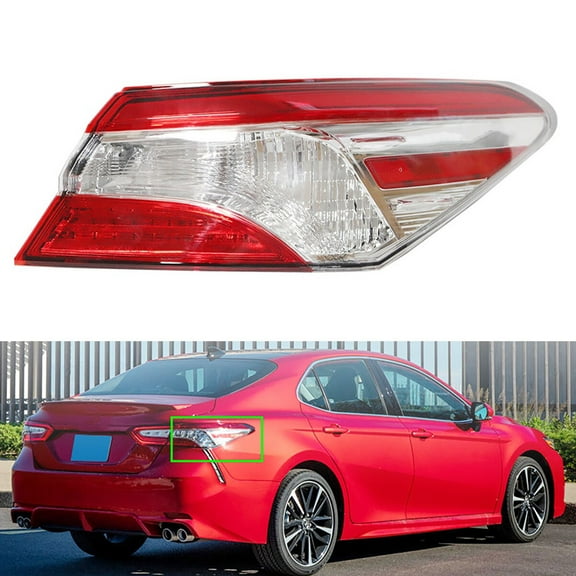 Fit for Toyota Camry 2018 2019 2020 Rear Right Passenger Side Tail Light Lamp Housing Assembly (without Bulbs)