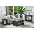 thumbnail image 4 of Convenience Concepts Titan Collection Coffee Table with Shelf, Black, 4 of 7