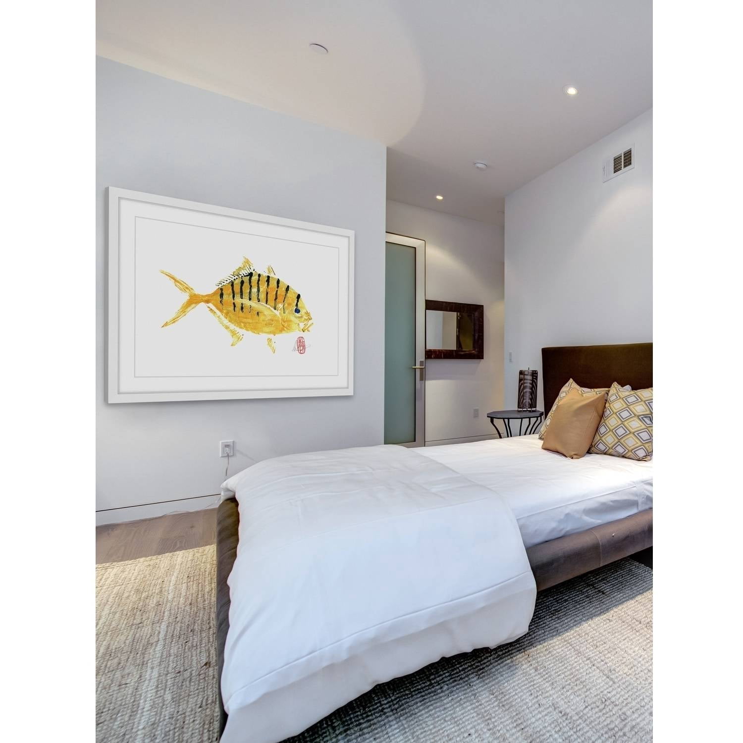 "Golden Trevally" Framed Painting Print