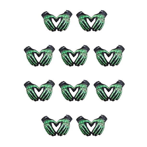 Guantes de Ciclismo de Motocicleta Sonducket de Nailon Impermeables Verde XS Niño