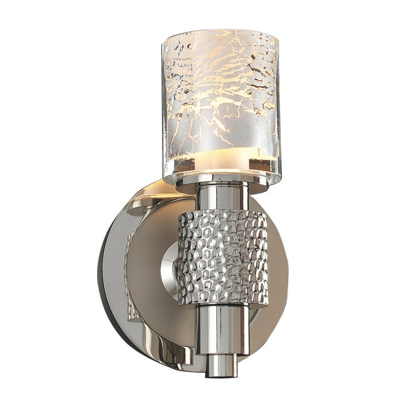 Kalco Lighting Ashington 1-light Brass Bath Light in Polished Satin Nickel
