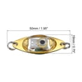 thumbnail image 2 of Uxcell LED Fishing Lure Light, Waterproof Eye Shape LED Lighted Bait for Saltwater Freshwater Bass, Multicolor 5Pcs, 2 of 6
