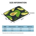 thumbnail image 3 of Pofeuu Fresh Avocado Print Laptop Carrying Case,13-15-Inch Laptop and Tablet, Sleek Design, Durable and Water-Repellent Fabric, Business Casual or School-15 inch, 3 of 8