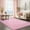 Pink, variant on Jakolive Fluffy Fuzzy Shaggy Area Rug,4x6 Modern Indoor Carpet for Living Room and Bedroom, Soft Underfoot with Non-Slip Backing,Durable and Easy to Maintain,Tie-Dyed Blue Gray