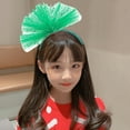 thumbnail image 2 of HUANBAI Children's Headband Headband Multi Colored Girls Sequin Mesh Headband Holiday Clothing Accessory One Size, 2 of 4